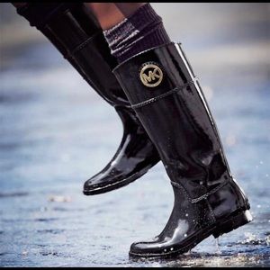 Michael kors shiny boots Clearance